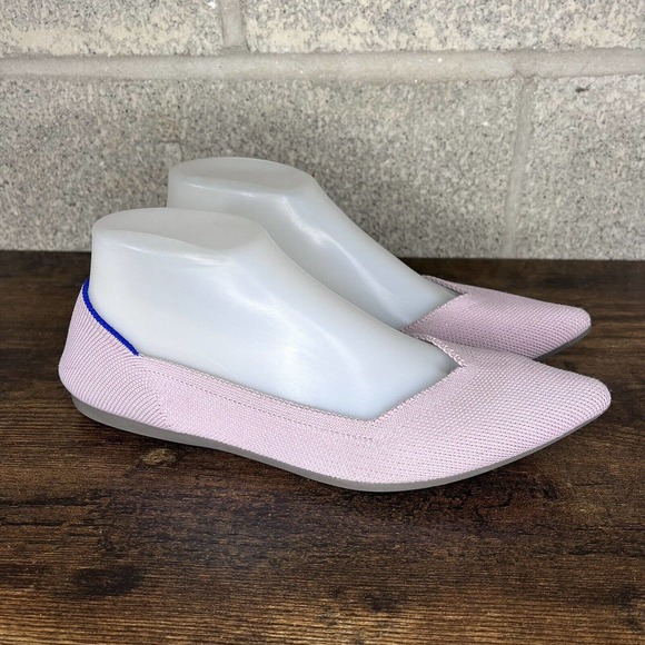 Rothy's Petal Pink Pointed Toe Flexible Comfort Flats Womens Size US 8 - Picture 1 of 10